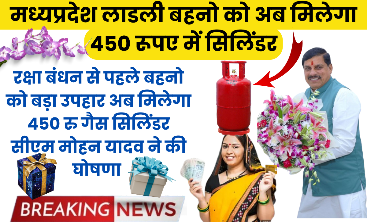 mp ujjwala gas cylinder price 450 